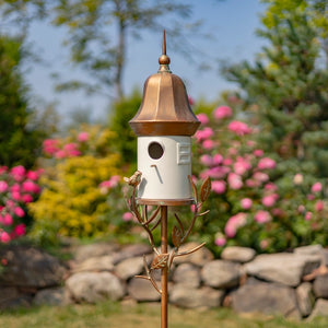 Nantucket Copper Porcelain Bird House | Assorted Colors