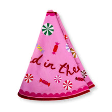 Load image into Gallery viewer, Sugar Plum Embroidered Christmas Tree Skirt