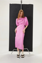 Load image into Gallery viewer, Ios Linen Bubble Dress | Petunia Pink