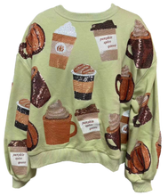 Load image into Gallery viewer, Queen Of Sparkles Pumpkin Spice Latte Sweatshirt