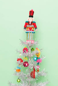 Handmade Nutcracker Tree Topper OR Decoration